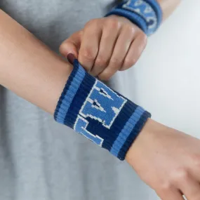 TWL - EVERYDAY KNITTED WRISTBANDS - VARSITY/NAVY - PAIR