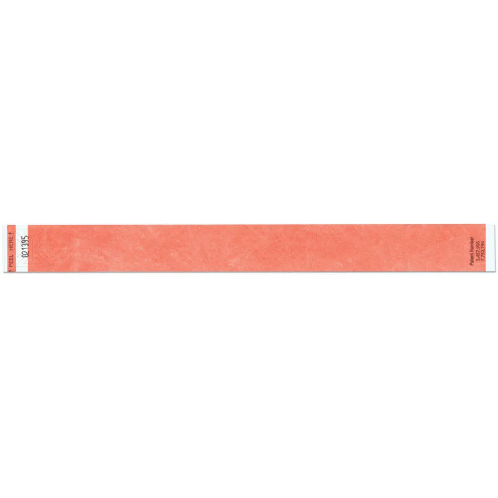 Tytan® Tabless® Tyvek® Wristbands 1" TTAB (1000/Box)