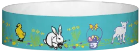 Tyvek® 3/4" x 10" Easter pattern wristbands