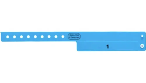 Vinyl Wristbands - 1 Tab