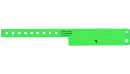 Vinyl Wristbands - 1 Tab
