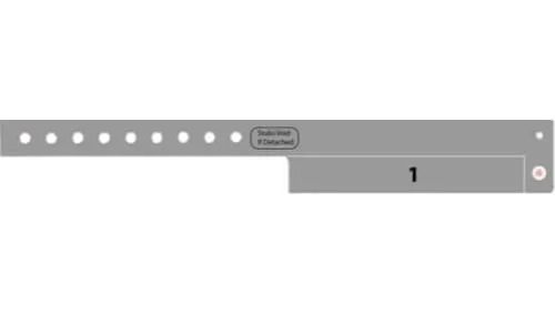 Vinyl Wristbands - 1 Tab