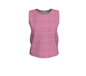 Water Wonder Pink Loose Tank Top