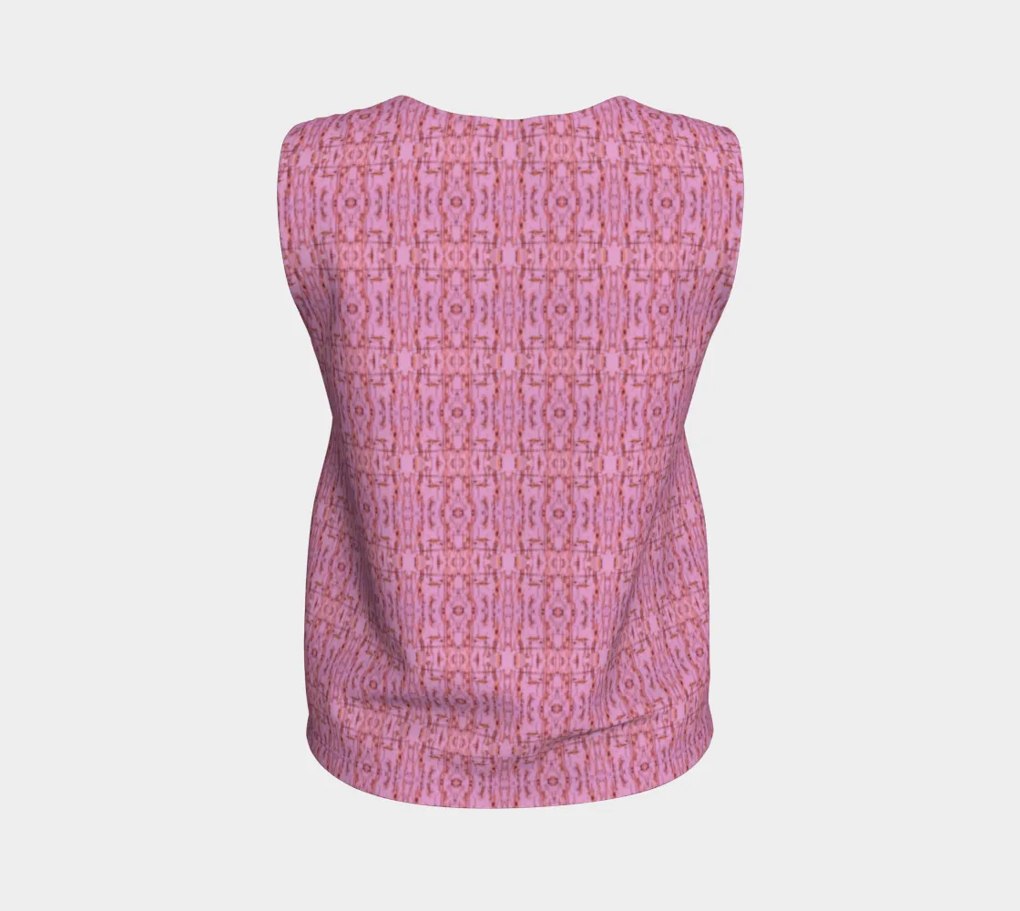 Water Wonder Pink Loose Tank Top