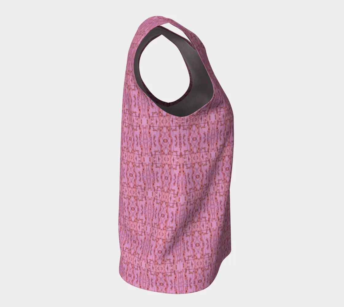 Water Wonder Pink Loose Tank Top