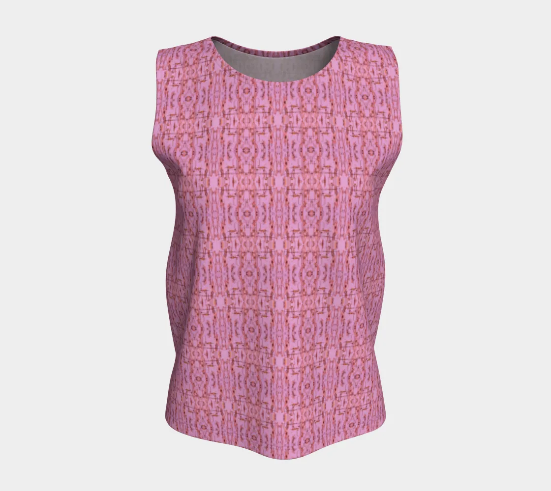 Water Wonder Pink Loose Tank Top