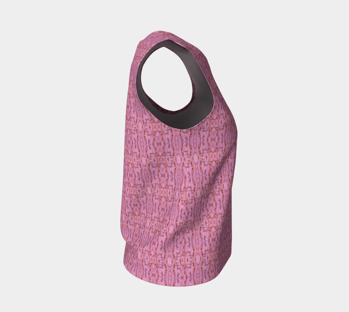 Water Wonder Pink Loose Tank Top