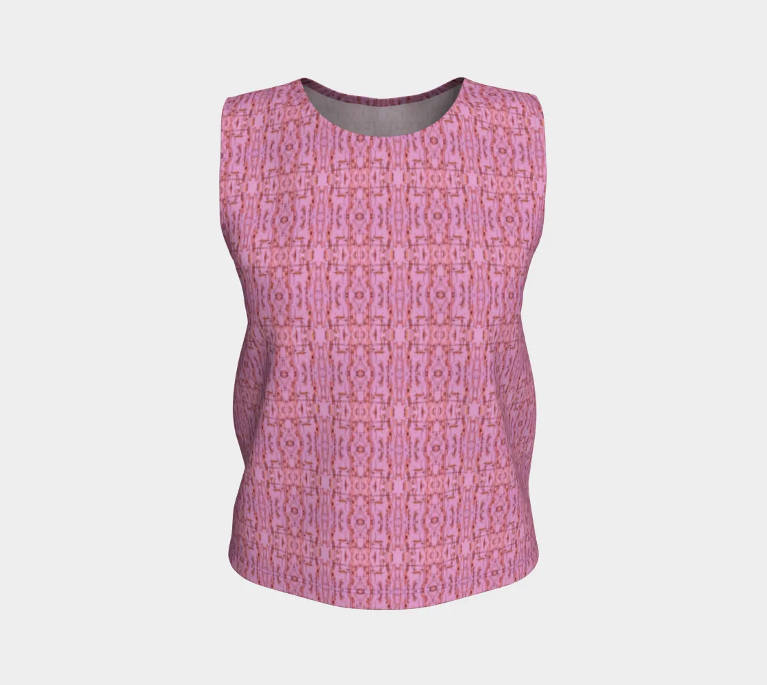 Water Wonder Pink Loose Tank Top