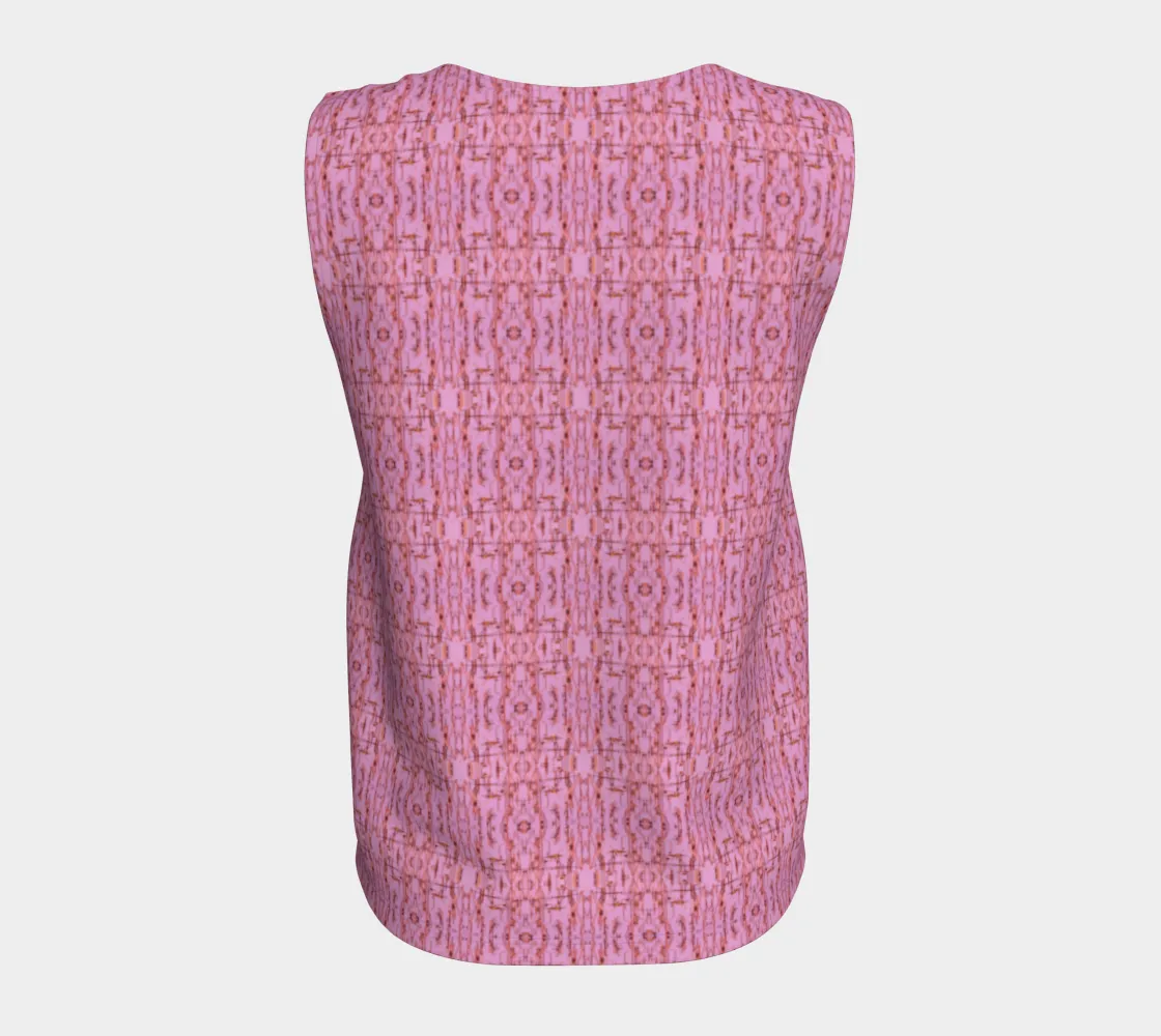 Water Wonder Pink Loose Tank Top