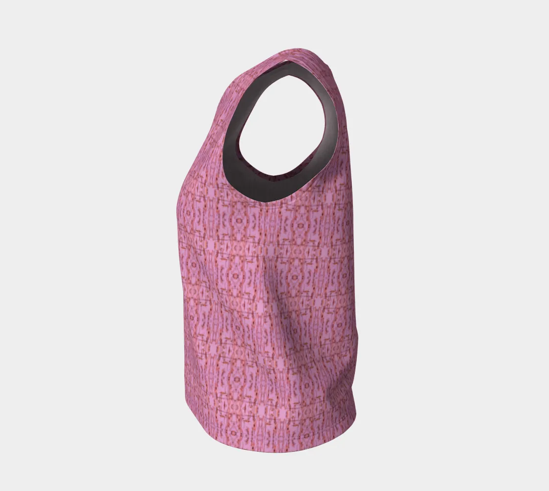 Water Wonder Pink Loose Tank Top