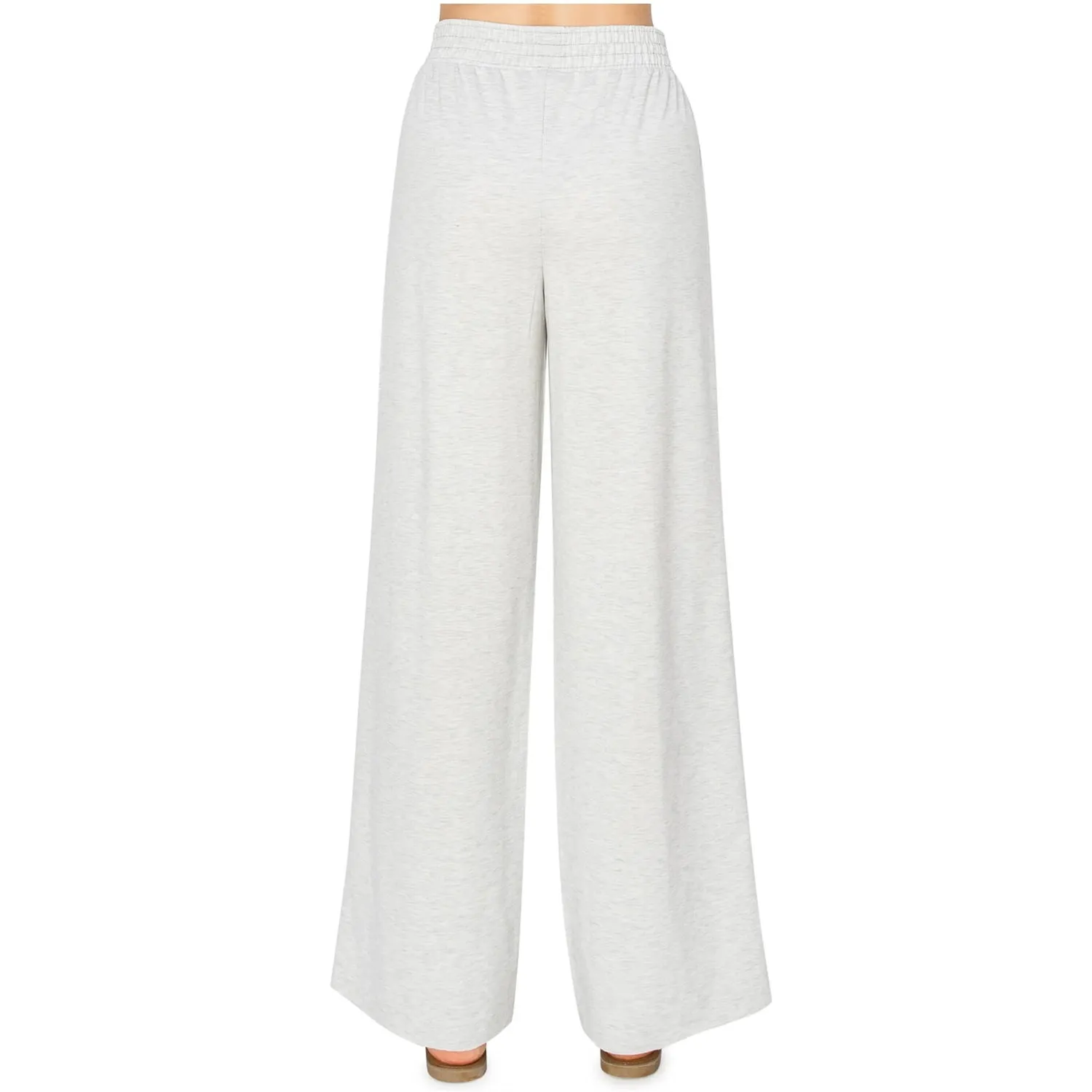 Wide Leg Sweatpants - Heather Grey