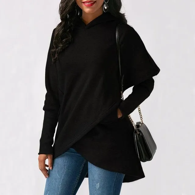 Women Sweatshirts Autumn Winter Long Sleeve Casual Warm Sweatshirt