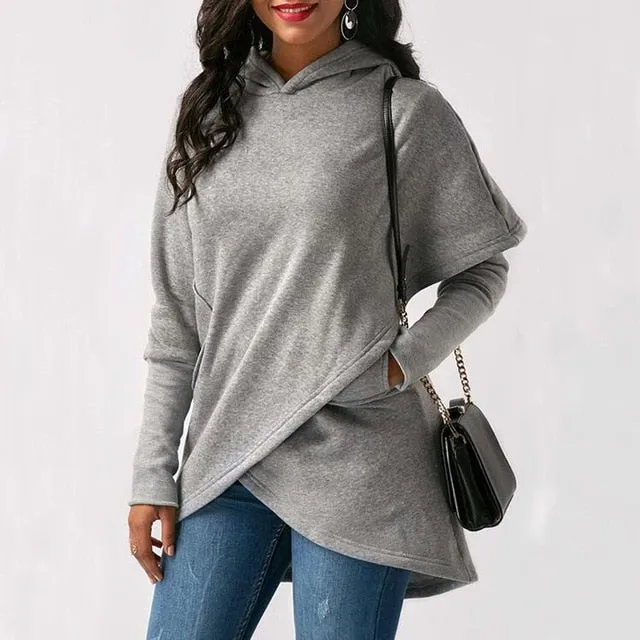 Women Sweatshirts Autumn Winter Long Sleeve Casual Warm Sweatshirt