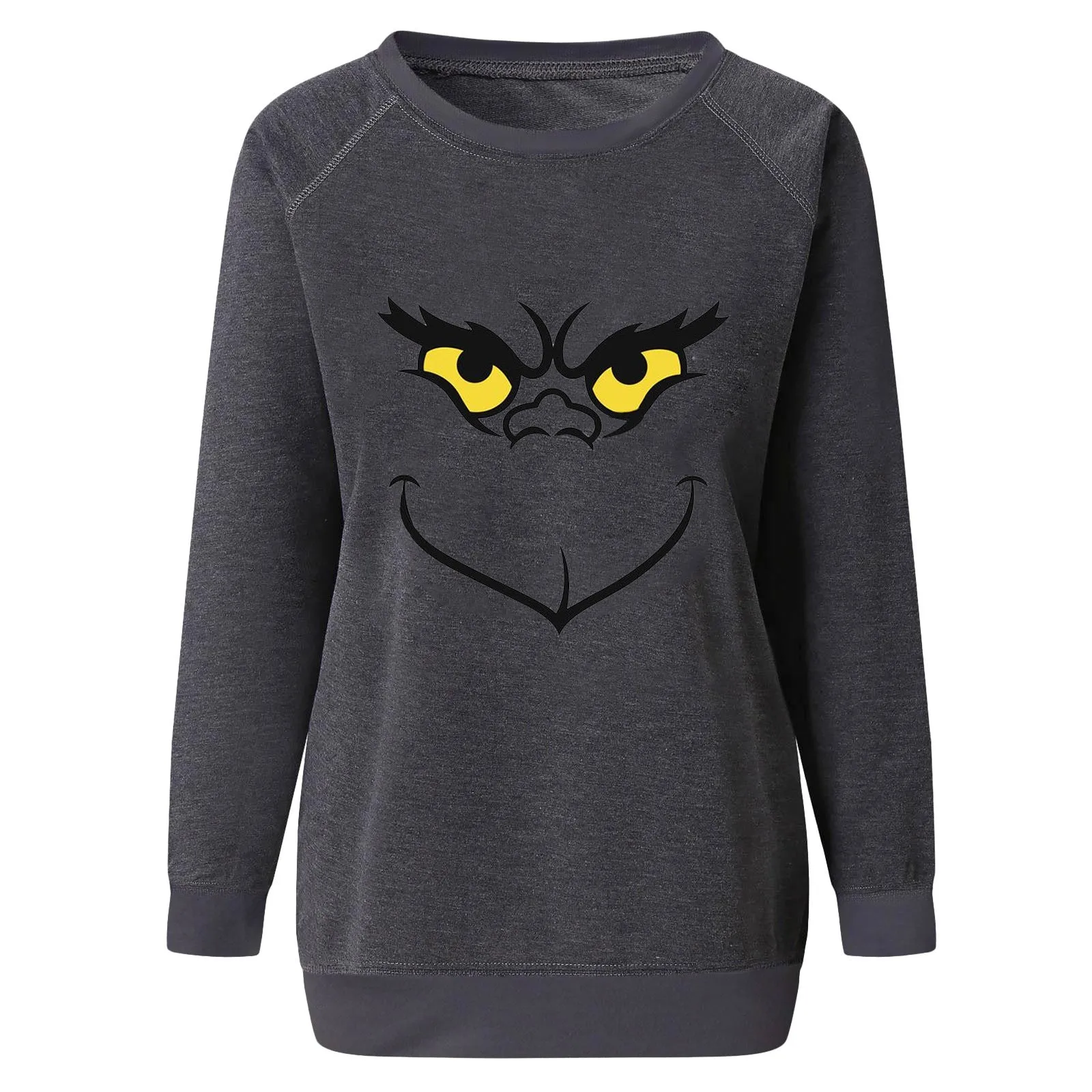 Women's Casual Grinch Christmas Sweatshirts