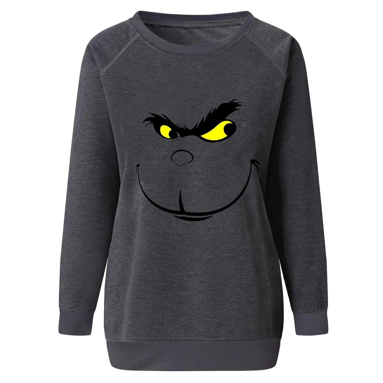 Women's Casual Grinch Christmas Sweatshirts