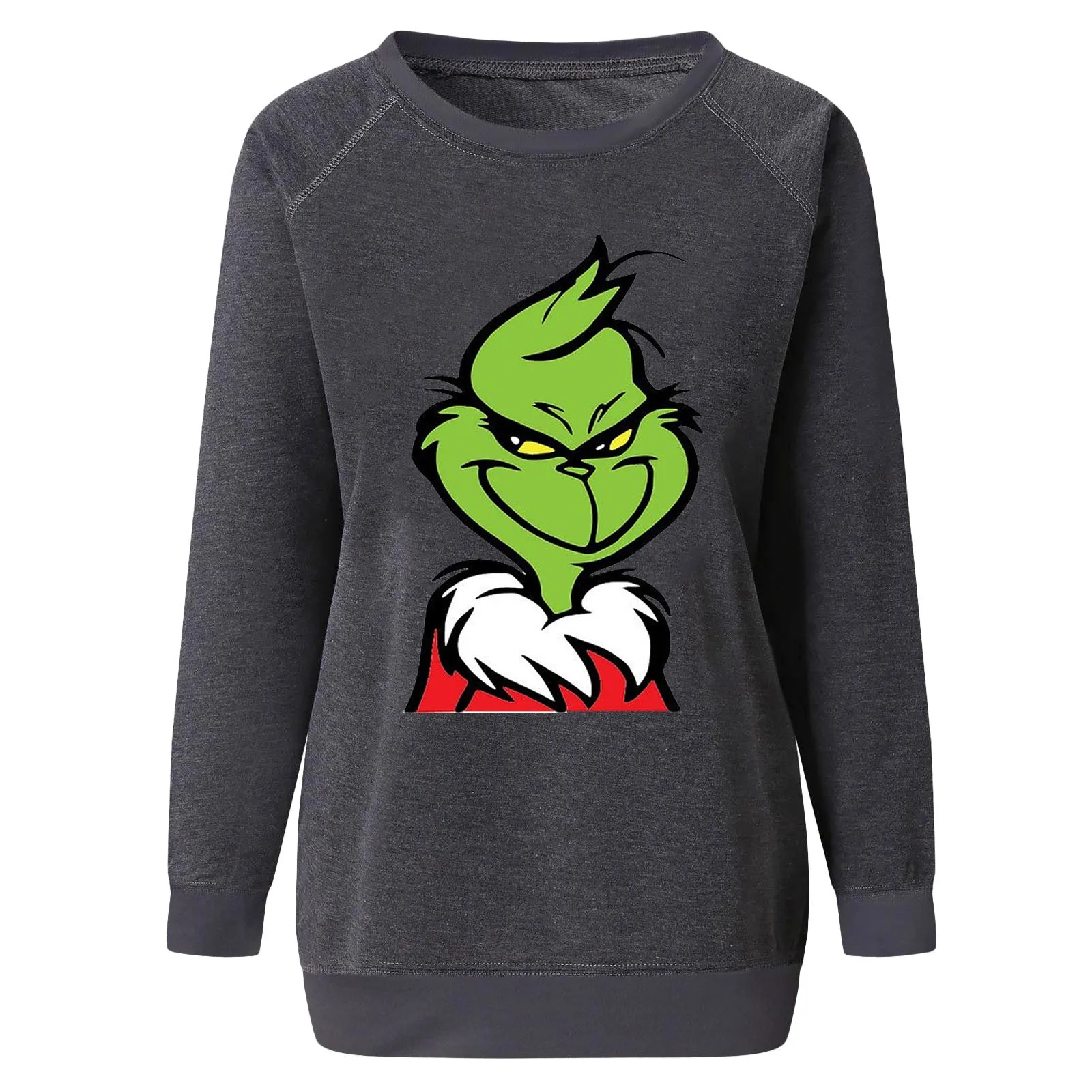 Women's Casual Grinch Christmas Sweatshirts
