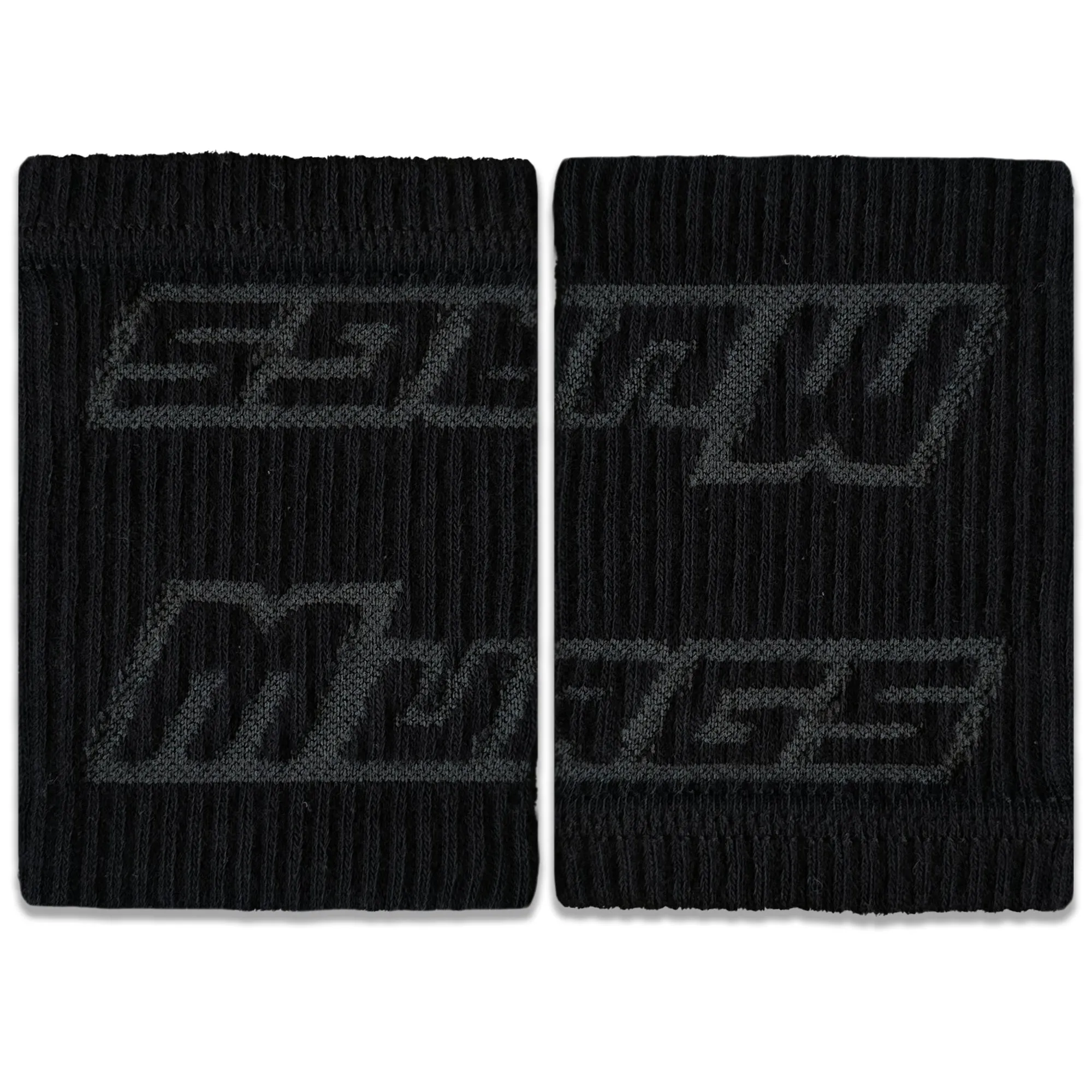 Wristbands - Black and Grey (Pair)