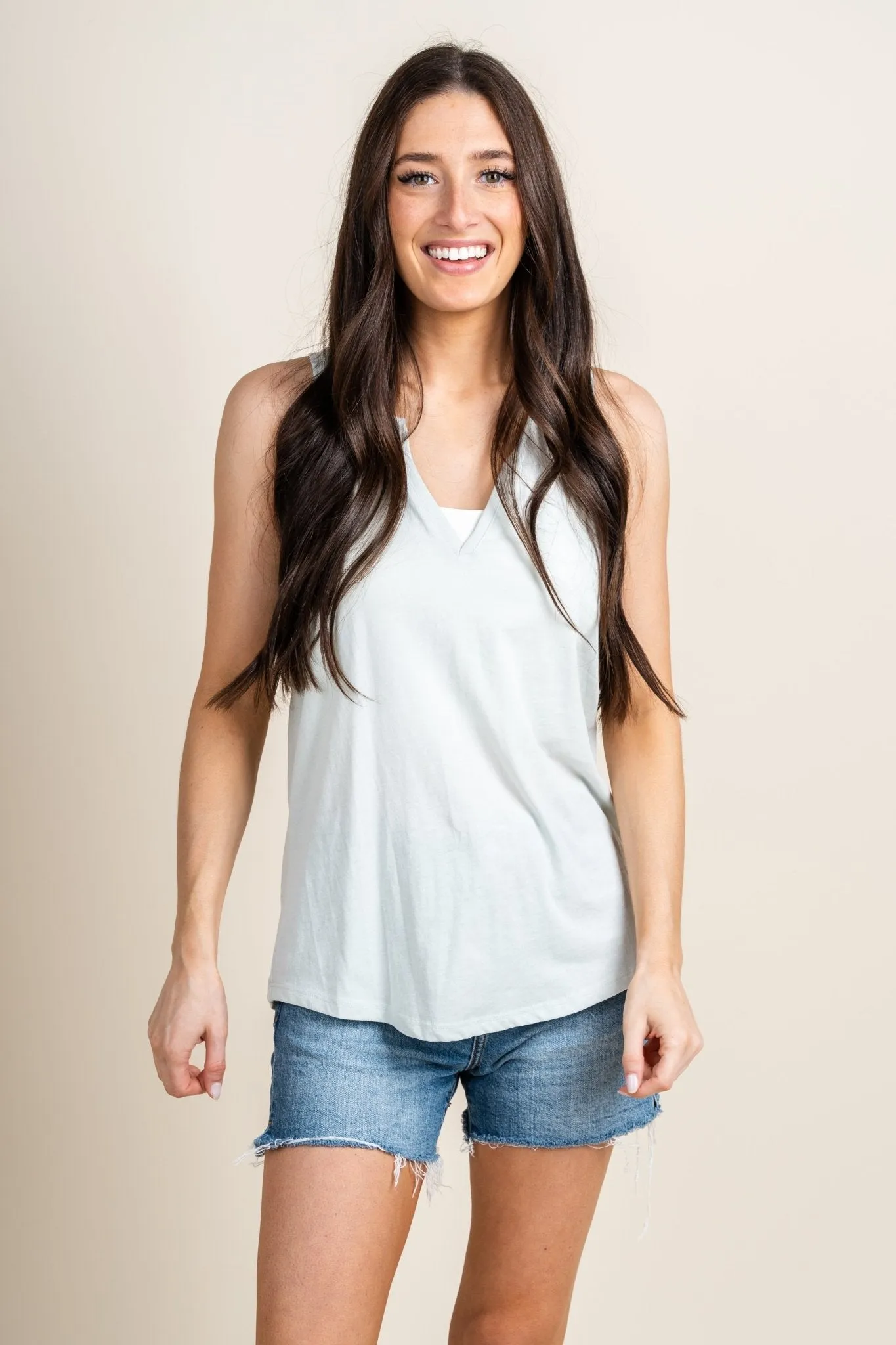 Z Supply Ella easy tank top skylight